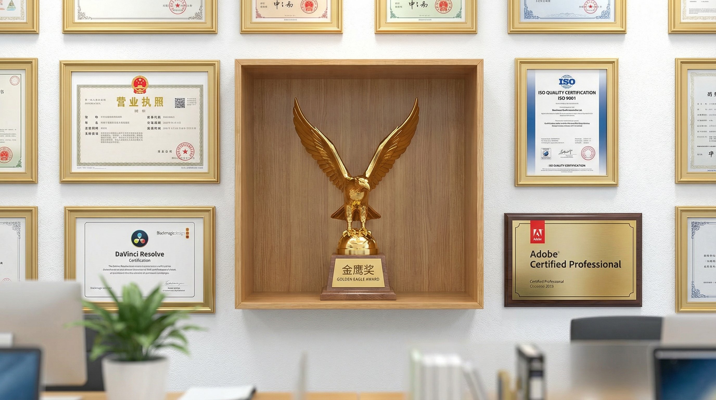 天美无痕mv公司认证证书